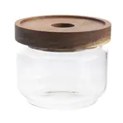 350 ML Glass Airtight Containers Glass Tea Canister Clear Glass Canisters Coffee Bean Container Large Glass Canisters