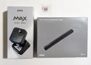 GoPro Max 360 HD Action Camera Bundle | 64GB MicroSD Card | Extension Pole | NIB