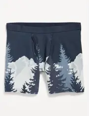 Old Navy Mens Soft-Washed Built-In Flex Boxer-Briefs Mountains Size Medium Large