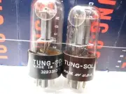 6SN7 GT TUNGSOL NOS WINDMILL MICA PLATINUM MATCHED PAIR,NATO specs TV7 tested