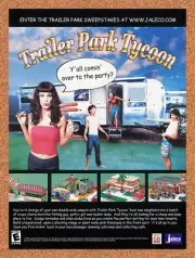 Trailer Park Tycoon PC Original 2003 Ad Authentic Funny Video Game Promo