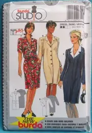 Burda 3416 Misses' dress pattern, size 12-30, uncut
