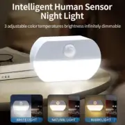 1/2/4pc Led Night Light with Motion Sensor Rechargeable Cabinet Lamp for Kitchen