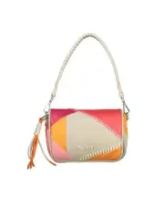 Desigual Patchwork Bag Multicolor Style Women White Handbags