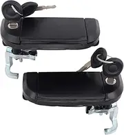 none brand x Front Left Right Outer Door Handles for T4 Transporter IV Bus 4 Box 2.4 D 1.8 1.9 TD 2.5 TDI Platform Chassis