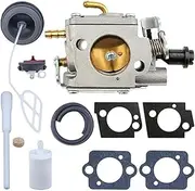 Carburetor Fuel Filter Line Gasket Kit, for Husqvarna, 395 395XP Chainsaw 503280410, for, Carb WJ115 Mower Carburetor Parts
