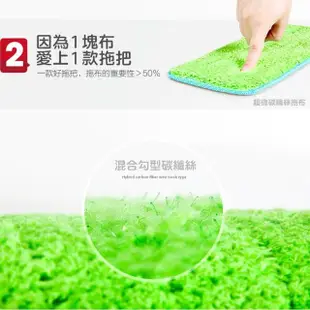 【優品家居】P4乾濕二用噴水拖把(噴水拖把 免手洗平板拖把 乾濕兩用)