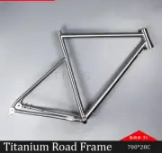 DR2 Titanium Bike Frame Road Bicycle Framework Accessores Frameset 700C
