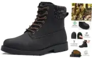 Womens Hiking Work Boots Lightweight Non Slip Comfortable Winter 10 Black