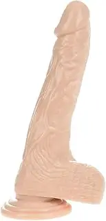 Peanut Massage Ball Dildo - Suction Cup Toy with Clitoral Stimulator & Thrusting Action