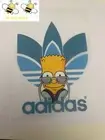 ADIDAS THE SIMPSONS BART DTF IRON ON USE ON ANY COLOUR SHIRT (3R)