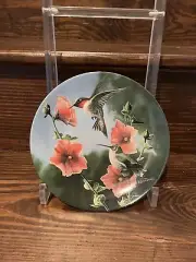 1987 Knowles China Collector Plate "The Hummingbird” Kevin Daniel CoA