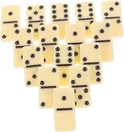 Gogogmee 1 Set Set Travel Dominoes Board Game for Adults Lightweight Domino Blocks for Family Gatherings for Game Nights and Indoor Fun and Safe to Play