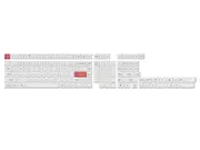 Keychron Double Shot PBT OSA Profile Full Keycap Set (Black on White)