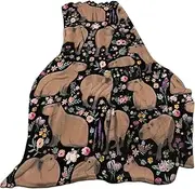 Plush Throw Blanket For Sofa And Bed Soft Warm Reversible Space Throw Blanket Office Snooze Blanket