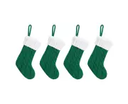 Christmas Stockings Cable Knitted Xmas Stocking Large Fireplace Stockings for Family Holiday Christmas Decorations