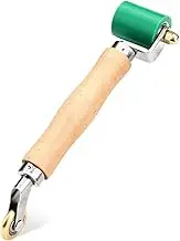 Seam Roller, Silicone Seam Roller Roofing, Smoothing Roofing Tools, Seam Roller for Quilting, Sewing, Wallpaper, Roller Tool for PVC/TPO/EPDM Single Ply Roofing Tape (Green)