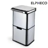在飛比找遠傳friDay購物優惠-美國ELPHECO 不鏽鋼除臭四格分類感應垃圾桶 ELPH8