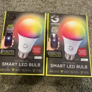 2) Smart gear Phone Control WiFi Multicolor Smart LED Bulb New!! Check Details