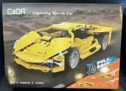 CaDA Race Car Building Toys - Pull Back 357Pcs Lightning Sport Car Building B...