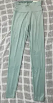 OFFLINE By Aerie Faux Velvet Hi-Rise Legging Teal Size Medium