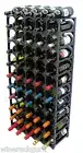 CellarStak Modular Wine Racking System, Black , 55/60 Bottle Australian Made