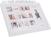 JOINPAYA Birthday Memories Photo Frame Growth Frame for Girl Wall Mount Tabletop Display Cherish Monthly Special Moments for Room Decor