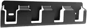 4 Slots Battery Holder Tools Storage Rack Supplies Easy to Install Versatile Shelf Organizer Bracket for Home Garage Office