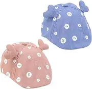 [Beavorty] Infant Cotton Beret Hat British Fashionable Boys and Girls' Hats Soft Warm 2 Pieces Set