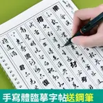 💥免運💥成人手寫體行書行草草書字帖大學生成人成年硬筆書法鋼筆練字帖本