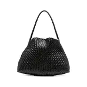 [Dragon Diffusion] Dragon Diffusion Patent-leather Woven Tote Bag ONE SIZE BLACK