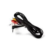 6ft 3.5mm TRRS Male to 3 RCA Male Plug AV Video Cable - Black