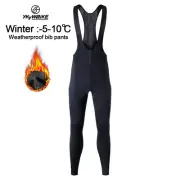 Men 's Cycling Bib Pants MTB Bike Bib Tights Compression Padded Winter Trousers