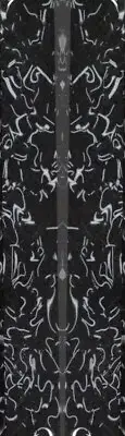 Fractured Black Acrylic Mini Knife Scale (2pc) 3/16"x3/4"x5" BTWKSMINI1054