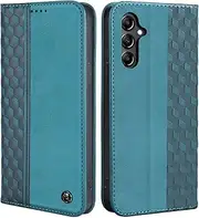 [CXTcase] Case for Samsung Galaxy S23 FE, Shockproof PU Leather Flip Folio Cover with Card Slots, Magnetic Wallet Case for Samsung Galaxy S23 FE, Green