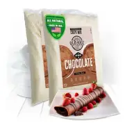OldSoul Professional Crepe Batter Mix | GLUTEN FREE | Chocolate | 10 Lb | 72 Pcs
