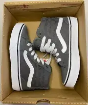 Vans Filmore Hi High Top Tonal Checkerboard Youth Size 12 Grey