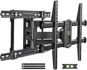 USX MOUNT TV Wall Mounts Fit 16" 18" or 24" Studs for 42"-80" TVS Holds up to 110lbs, Full Motion TV Wall Mounts Tilt Swivel Extension TV Mounts with Dual Articulating Arms, Max VESA 600x400mm