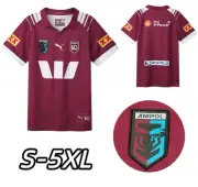 Mens Queensland Maroons Replica QLD Jersey 2025 State of Origin NRL Rugby League