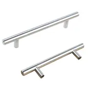 Stainless Steel Door Drawer Handles Brushed Pull Knob T Bar 150mm 96mm