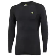 Diadora- Mens Compression Long Sleeve Tee (Black)