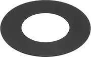 uxcell 1.38" ID 2.6" OD Light Trim Ring, Black Goof Ring Matte Circular Light Cover Lighting Fixture for Ceiling Wall Recessed Can Downlights