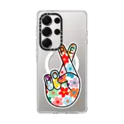 Galaxy S25 Ultra Clear Magnetic Case HOPE By Ceizer