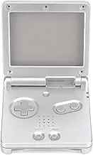 KOSDFOGE Compatible with Nintendo Game Boy Advance GBa SP Protective ABS Case Cover Repair Parts Kit(Silver)