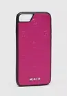 MIMCO Mim-Gram Phone Case For Iphone SE-8-7-6s-6- Pink Leather RRP $99 New
