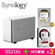 Synology DS216J，附WD 硬碟*2台