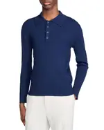 Sandro Rib Knit Polo