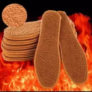 2 Pair Alpaca Wool Insole Soft Warm Winter Thick Inner-Soles Plush Shoe Boot Pad