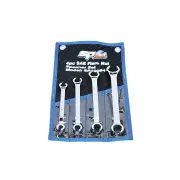 SP Tools 4Pcs Flare Nut Spanner Set - SAE Wrench Chrome Vanadium Steel Durable
