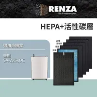 在飛比找momo購物網優惠-【RENZA】適用 尚朋堂 SA-2268DC 空氣清淨機(
